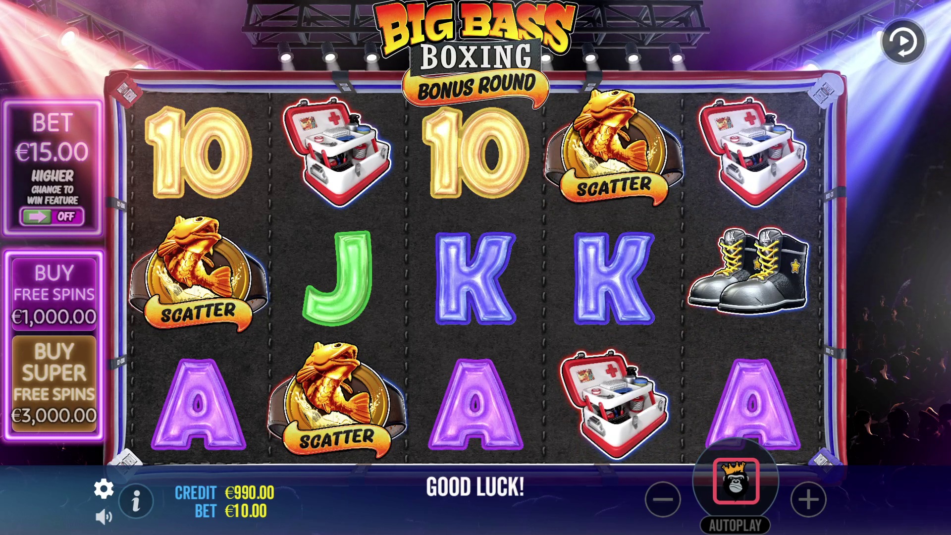 Big Bass Boxing Bonus Round - screenshot with slot description 8